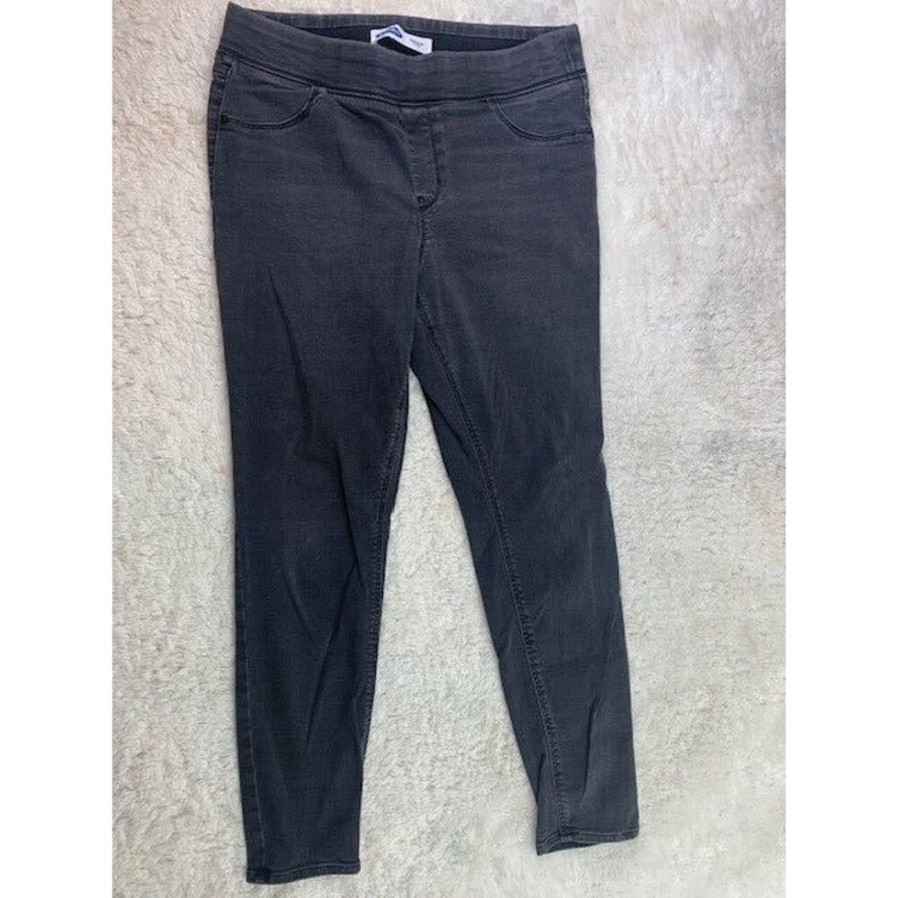 Old Navy Size 12 Womens Rockstar Jeggings Jeans Skinny Ankle Black Stretch